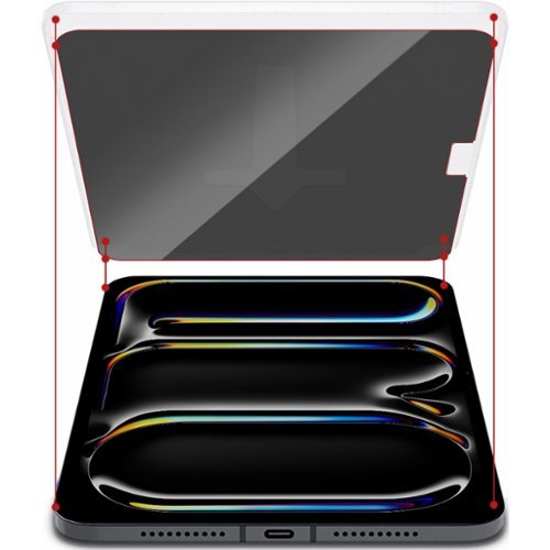 SaharaCase Easy Apply Tempered Glass Screen Protector for Apple iPad Pro (M4) 11 2024 - Privacy GLOBAL SHIPPING