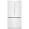 Whirlpool - 25.2 Cu. Ft. French Door Smart Refrigerator with Elevated Deli Drawer - White-Front_Standard