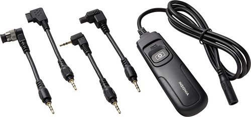  Insignia - Wired Universal Shutter Remote - Black