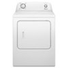 Amana - 6.5 Cu. Ft. Electric Dryer with Automatic Dryness Control - White-Front_Standard