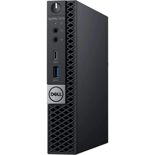 Refurbished Dell OptiPlex 7070 Micro Desktop – Intel Core i5-9500T – 16GB Memory – 512GB SSD - Black-Left_Standard 