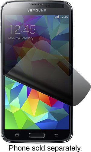  Incipio - PLEX Privacy Screen Protector for Samsung Galaxy S 5 Cell Phones - Clear