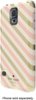 kate spade new york - Diagonal Stripe Hybrid Hard Shell Case for Samsung Galaxy S 5 Cell Phones - Gold/Cream/Blush-Front_Standard