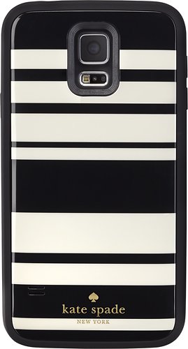  kate spade new york - offGRID Fairmont Stripe External Battery Case for Samsung Galaxy S 5 Cell Phones - Black/Cream