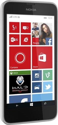  Virgin Mobile - Nokia Lumia 635 4G No-Contract Cell Phone - White (Sprint)