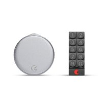 August - Wi-Fi Smart Lock with Smart Keypad - Silver