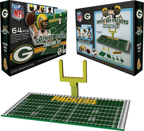  OYO - Green Bay Packers 64-Piece End Zone Set - Multi