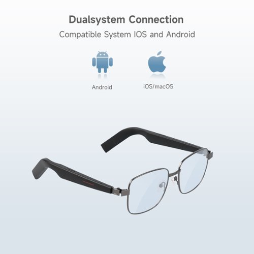 IMIKI SG1 Smart Audio Glasses, Bluetooth Smart Eyewear w/ Open Sound Field, Touch Control, Call Noise Reduction, Ergonomic Fit - Black SHOP ONLINE