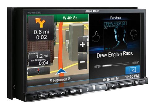  Alpine - 7&quot; - Built-In GPS - CD/DVD - Built-In Bluetooth - Built-In HD Radio - In-Dash Deck - Black