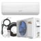 Costway - 18000 BTU Mini Split Air Conditioner & Heater 19 SEER2 1250 Sq. Ft Coverage - White-Front_Standard
