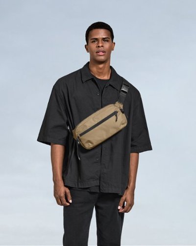 tomtoc Aviator-T33 Chest Bag Tote, 3.5L Sling Bag with RFID Blocking, Crossbody Bag for Men and Women, Water-resistant - Khaki