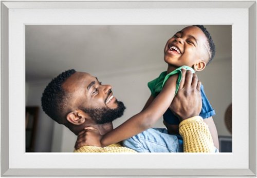 Aura Home - Aura Carver Mat 10.1" Digital Wifi Photo Frame-Clay with Textured Mat - Clay (Light)-Front_Standard 