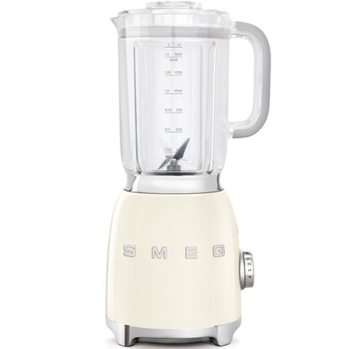 SMEG - BLF01 Countertop 4-Speed Blender, 48 oz - Cream-Front_Standard 