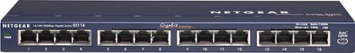 NETGEAR 16-Port 10/100/1000 Mbps Gigabit Unmanaged Switch - Blue WORLDWIDE DELIVERY