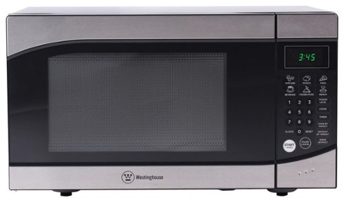  Westinghouse - 0.9 Cu. Ft. Mid-Size Microwave - Stainless steel