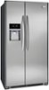 Frigidaire - Gallery 22.6 Cu. Ft. Counter-Depth Side-by-Side Refrigerator - Stainless Steel-Angle_Standard
