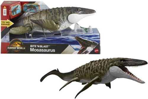 Mattel - Jurassic World: Rebirth Bite'N Blast Mosasaurus - Collectibles - Multicolor