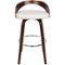 LumiSource - Grotto Wood Barstool - Cherry / White-Front_Standard