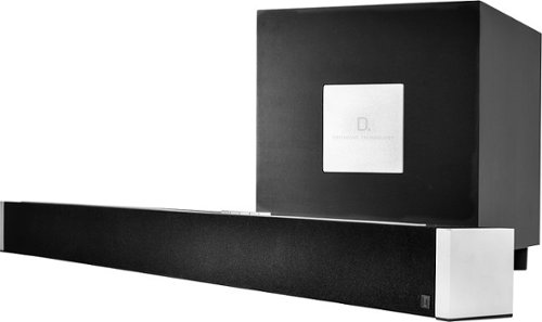  Definitive Technology - W Studio Soundbar with 8&quot; Wireless Subwoofer and Wi-Fi Music Streaming - Black