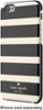 kate spade new york - Kinetic Stripe Hybrid Hard Shell Case for Apple® iPhone® 6 - Black/Cream-Front_Standard 