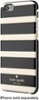 kate spade new york - Kinetic Stripe Hybrid Hard Shell Case for Apple® iPhone® 6 - Black/Cream-Front_Standard