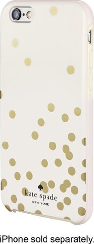  kate spade new york - Confetti Hybrid Hard Shell Case for Apple® iPhone® 6 - Gold/Cream