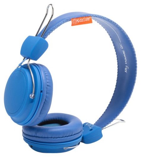  SMS Audio - KidzSafe MyDesign D.I.Y. Boys' On-Ear Headphones - Blue