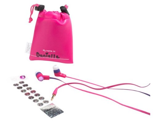  SMS Audio - KidzSafe MyDesign D.I.Y. Girls' Earbud Headphones - Pink
