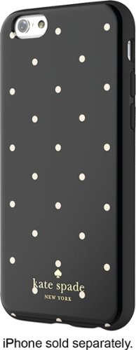 kate spade new york - Larabee Dot Hybrid Hard Shell Case for Apple® iPhone® 6 - Black/Cream