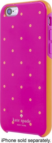  kate spade new york - Hybrid Hard Shell Case for Apple® iPhone® 6 - Pink/Orange