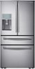 Samsung - 30.5 Cu Ft. 4-Door French Door Refrigerator with Sparkling Water Dispenser - Stainless steel-Front_Standard
