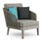 Simpli Home - Carmel Outdoor Conversation Chair - Sand Drift-Front_Standard