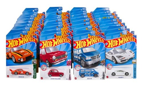 Hot Wheels - Basic 1:64 Scale Die-Cast Car or Truck - Styles May Vary-Front_Standard 