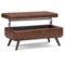 Simpli Home - Owen Lift Top Large Coffee Table Storage Ottoman - Distressed Saddle Brown-Front_Standard