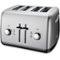 KitchenAid - 4-Slice Toaster with Illuminated Buttons - Contour Silver-Front_Standard