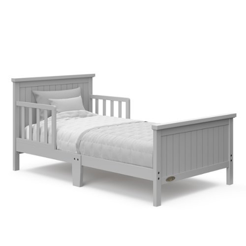 Graco - Bailey Toddler Bed - Pebble Gray-Front_Standard 