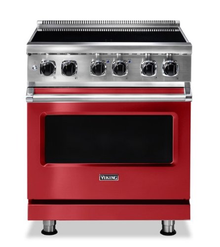 Viking - 5 Series 4.7 Cu. Ft. Freestanding Electric Induction Range - San Marzano Red-Front_Standard 