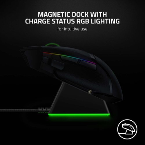 Razer Mouse Dock Chroma: Wireless Charging Dock with Razer Chroma RGB - Black WORLDWIDE DELIVERY