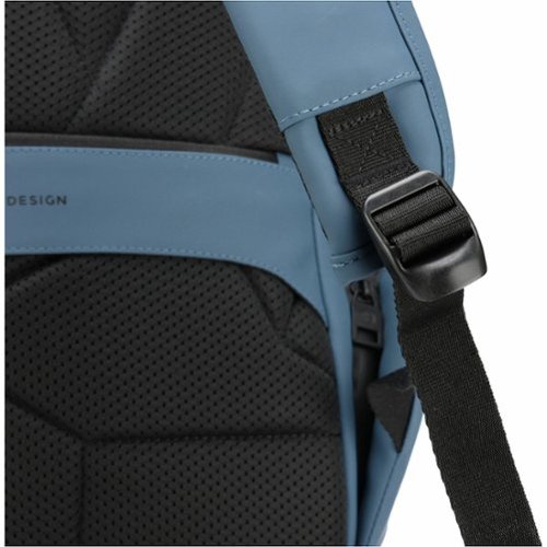 Swissdigital Design LAMONE L LED TSA-Friendly Water-Resistant Backpack With USB Charging Port  RFID Protection and Fits Up to 16″ Laptop - Dark Blue BUY IN CANADA