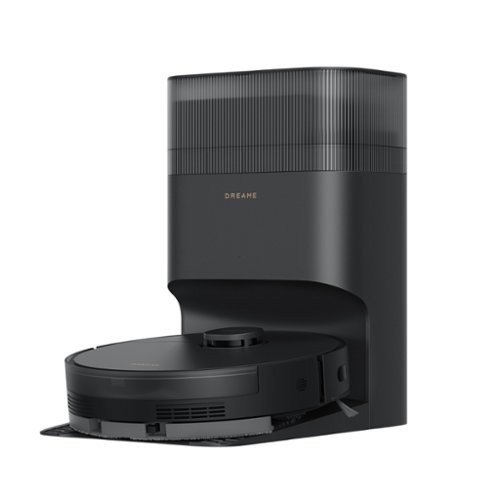 Dreame - GoVac 300 Robot Vacuum and Mop, 13KPa Suction, Self-Emptying with 5L Dust Bag, LDS Mapping, App & Voice Control - Black-Front_Standard 