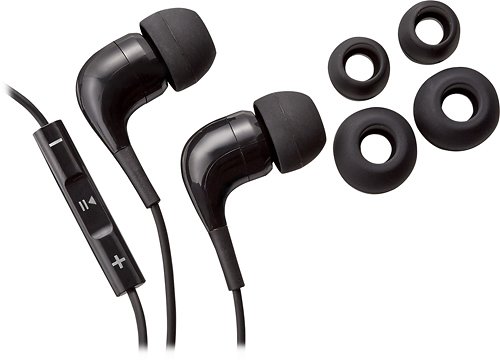  Rocketfish™ - Earbud Headphones - Black