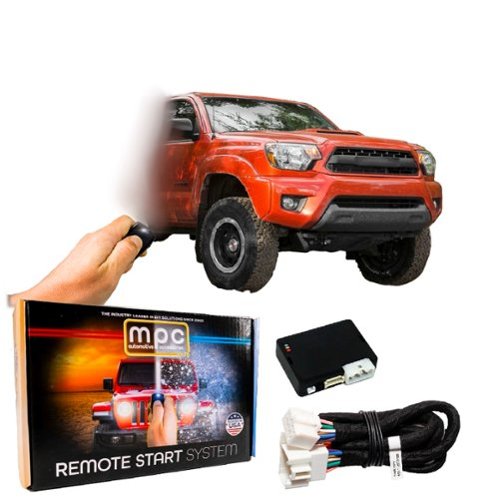 MPC - Remote Start Kit For Toyota Tacoma 2010-2015 | T-Harness | 3X Lock | G Key Only - Black-Front_Standard 