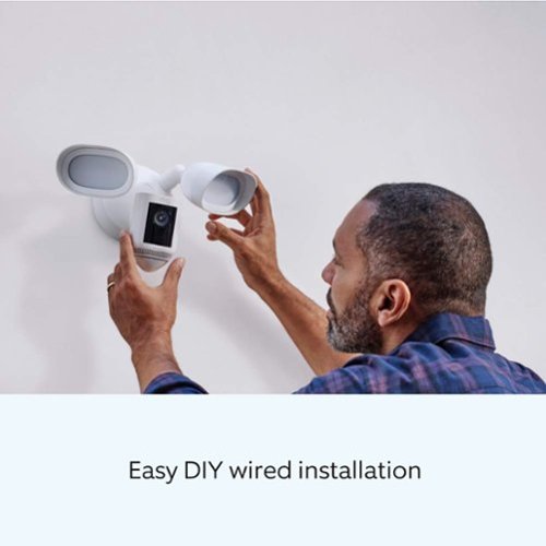 Ring  Floodlight Cam Pro with 2K Video and Ring Vision, 2 LED Lights, Dual Band Wi-Fi, and 3D Motion Detection - White HOW TO BUY
