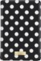 kate spade new york - Larabee Dot Folio Hard Case for Apple® iPad® mini with Retina display - Black/Cream-Front_Standard