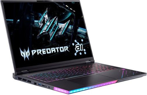 Acer Predator Helios 18 AI- 18 240Hz Gaming Laptop - 3840 x 2400- Intel Core Ultra 9 - NVIDIA GeForce RTX 5090 – 64GB – 2TB - Abyssal Black SHOP ONLINE
