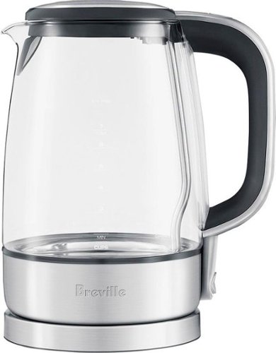 Breville - the Crystal Clear 7-Cup Electric Glass Kettle - Brushed Stainless Steel