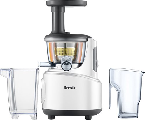  Breville - the Juice Fountain Crush Slow Juicer - Stainless-Steel