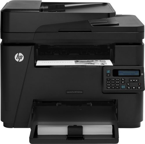 HP - LaserJet Pro M225dn Wireless -and-White All-In-One Printer - Black-Front_Standard 