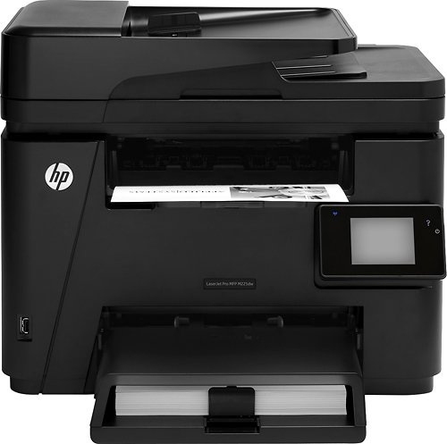  HP - LaserJet Pro m225dw Wireless Black-and-White Laser Printer - Black