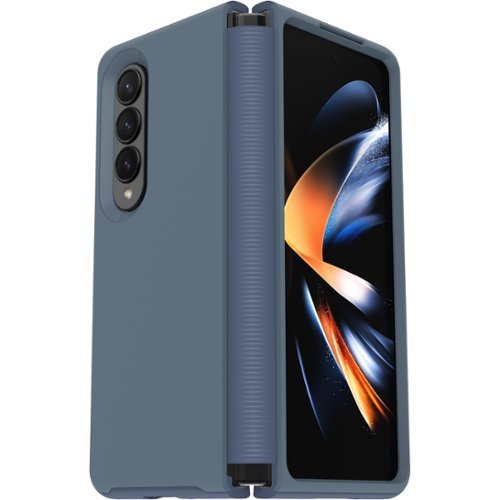 OtterBox - Symmetry Series Flex Carrying Case for Samsung Galaxy Z Fold4 - Bluetiful-Front_Standard 